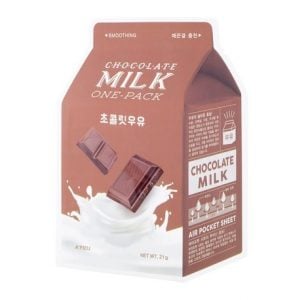 apieu chocolate milk one pack mitrinoša un nomierinoša maska ar šokolādes ekstraktu