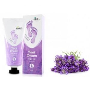 ekel foot cream lavender nomierinošs krēms kājām ar lavandas ekstraktu