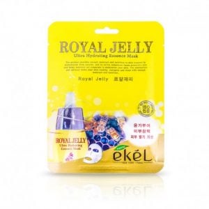 ekel ultra hydrating essence mask royal jelly reģenerējoša auduma maska taukainai un problemātiskai ādai