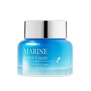 the skin house marine active cream mitrinošs krēms ar aļģu ekstraktu un jūras ūdeni