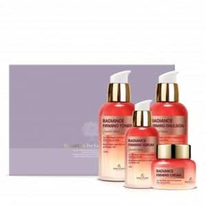 the skin house radiance firming set izgaismojošs pretnovecošanās komplekts sejas kopšanai