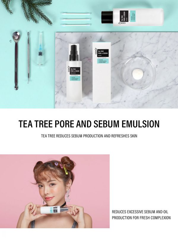 coxir Tea Tree Pore Sebum Emulsion 4