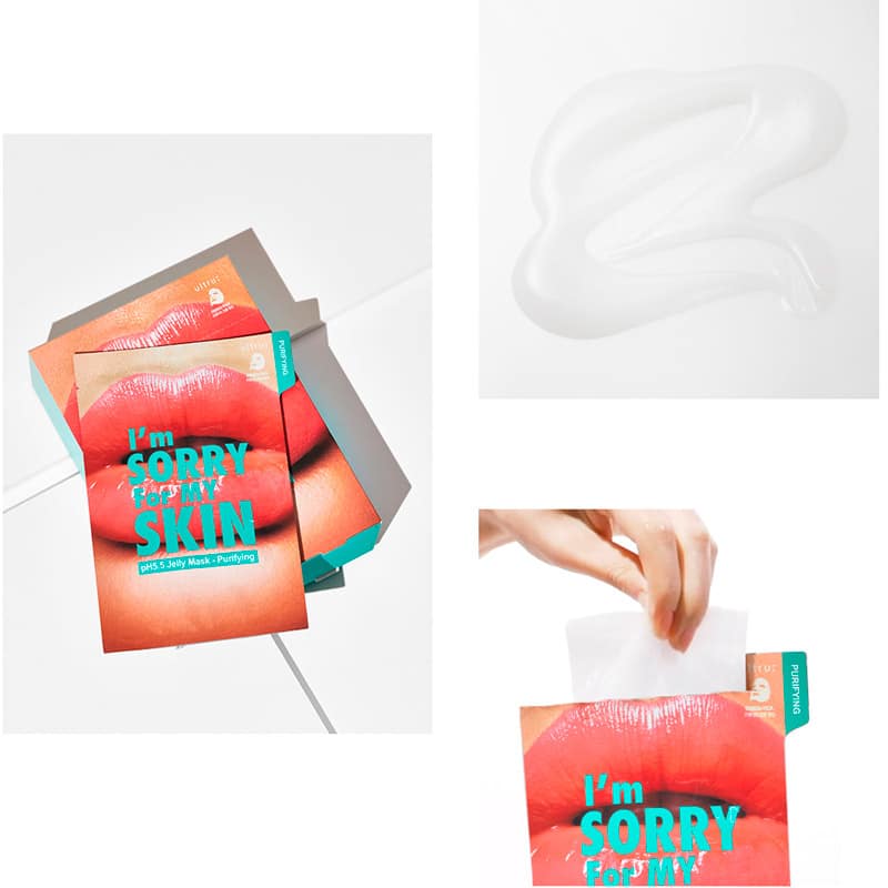 ochishhajushhaja tkanevaja maska s chernym uglem im sorry for my skin ph5 5 jelly mask purifying lips2