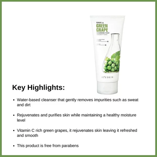 It s Skin Have A Greengrape Cleansing Foam - Image 3
