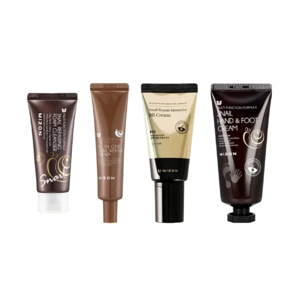 Mizon Snail Holiday Set Набор уходовой косметики с муцином улитки — изображение 2