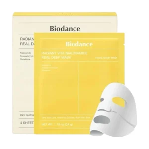 Biodance Radiant Vita Niacinamide Real Deep Mask 4ea