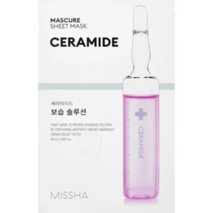 Misshamascuremoisturebarrierceramidesheetmask